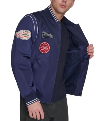 Men's Varsity Patch Bomber Jacket