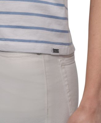 Petite Striped Crewneck T-Shirt