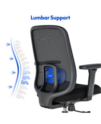 C2HB-Foam Ergonomic High-Back Office Chair, Black