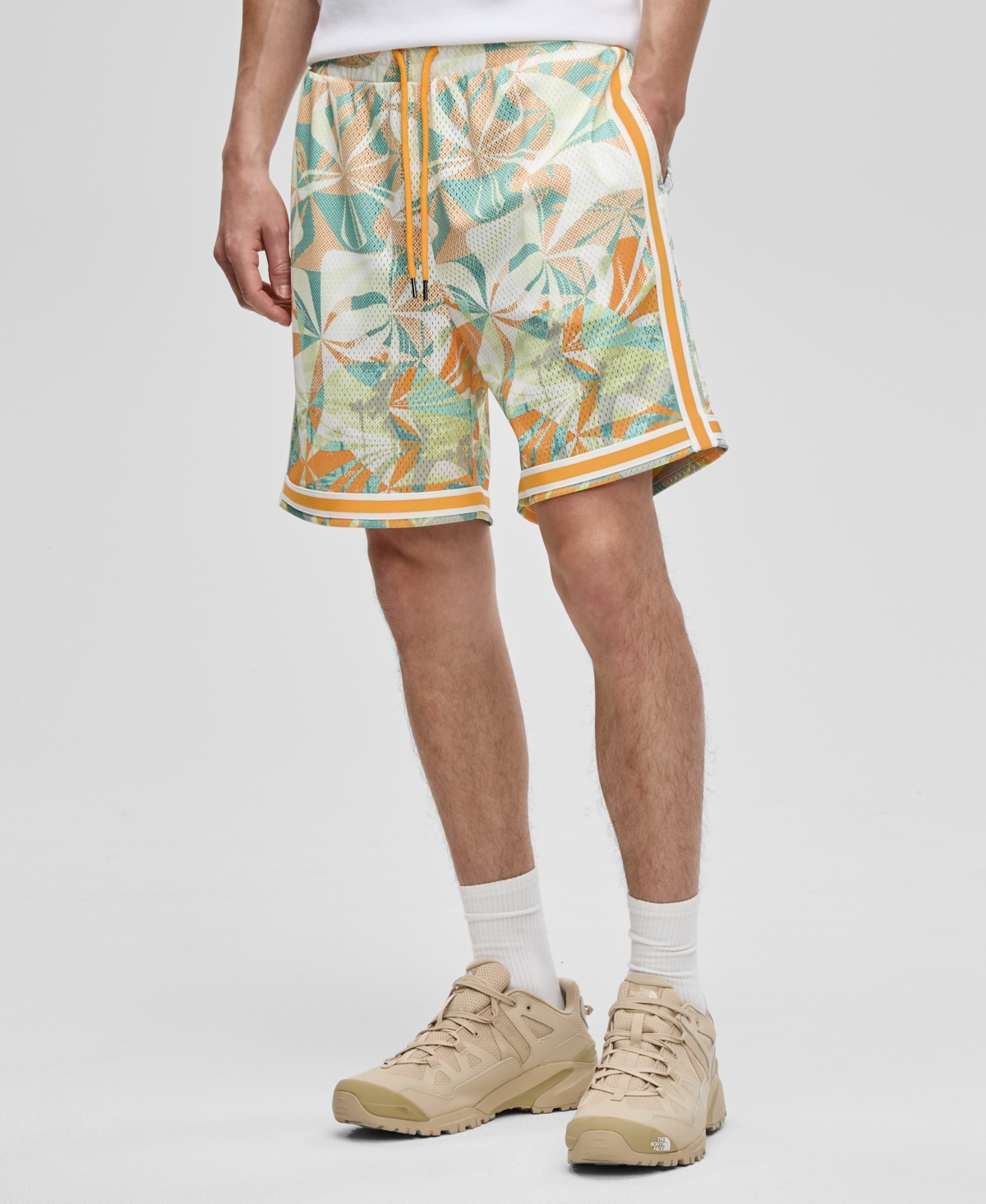 Men's Slick Play 7" Mesh Shorts, Exclusively at Macy's - Dusty Aqua