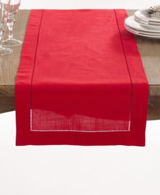 Hemstitched Border Table Runner, 16" x 54"