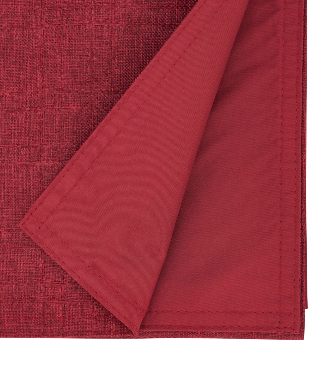 Saro Lifestyle Refined Stitched Plaid Table Runner, 16" X 120" In Burgundy