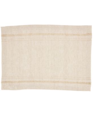 Leno Stripe Elegance Placemat, Set of 4