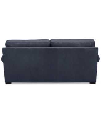 Radley Roll Arm 74" Leather Apartment Sofa