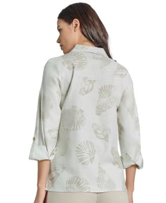 Women's Embroidered Lined-Blend Blouse