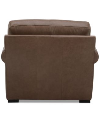 Radley Roll Arm 38" Leather Chair, Exclusively at Macy's