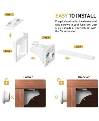 Toddler Proof Me | Magnetic Safety Lock Kit (36 Locks + 9 Keys)