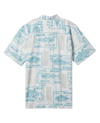 Quiksilver Men's Block Fish Woven Shirt