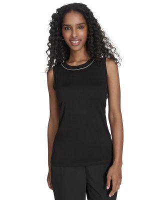 Calvin Klein - Women's Crewneck Sleeveless Top