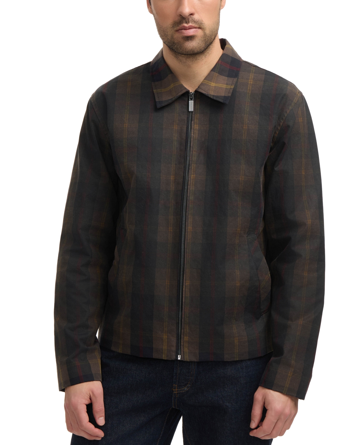 Men's Foster Wax Trucker Jacket - Black
