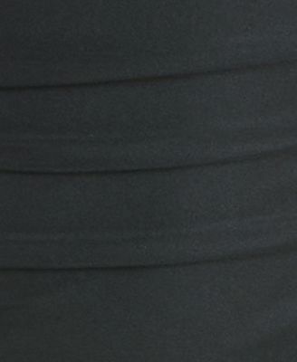 Juniors' Bandeau Ruched Jersey Bodycon Dress