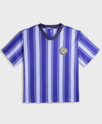 Men's Panama Relaxed-Fit Stripe V-Neck T-Shirt, Macy's Exclusive