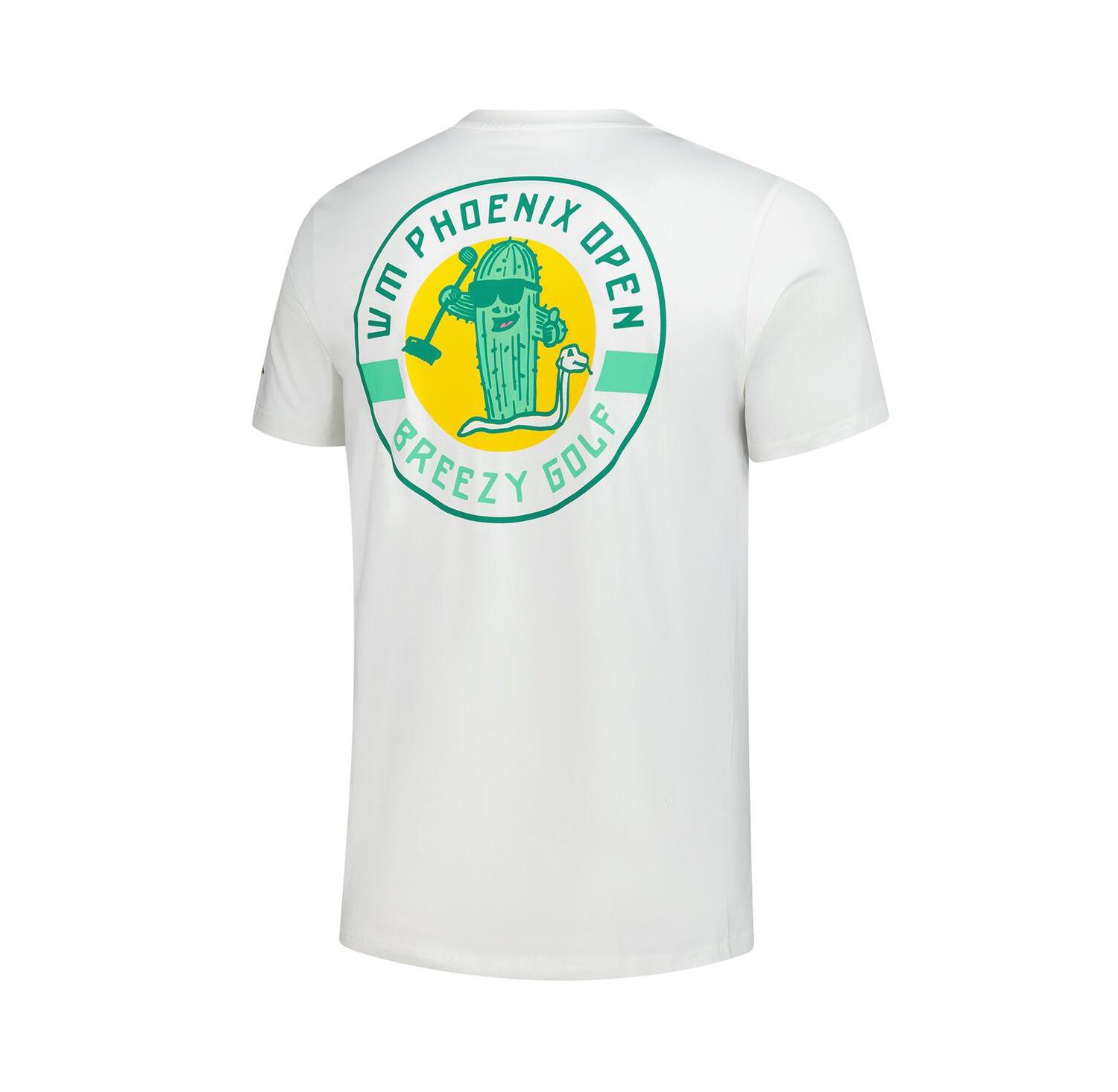 Men's Cream WM Phoenix Open Cactus Crest T-Shirt