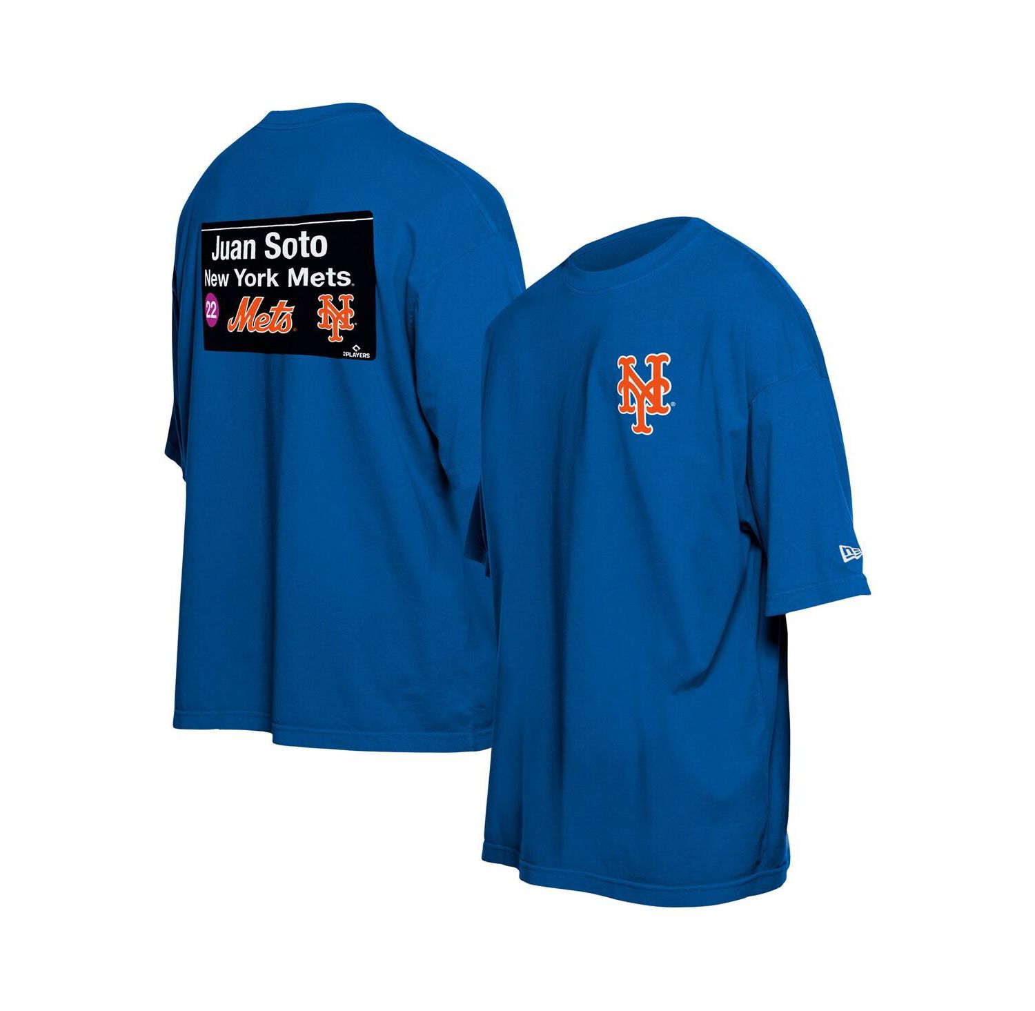 Men's Juan Soto Blue New York Mets Sign Player T-Shirt