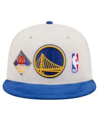 Men's Cream Golden State Warriors Two-Tone 9FIFTY Snapback Hat