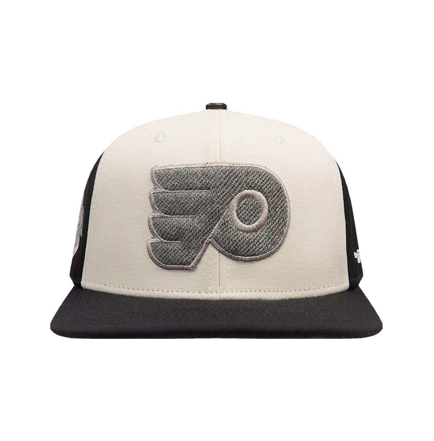 Мужская кепка Pro Standard Cream Philadelphia Flyers French Terry Snapback Hat — фото 4
