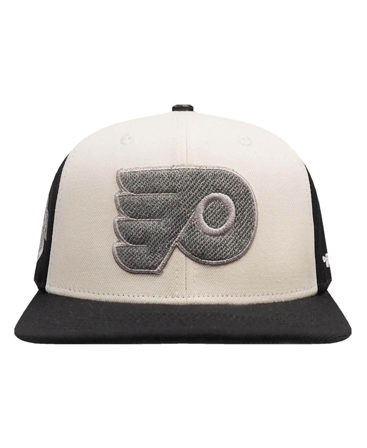 Shop Pro Standard Men's Cream Philadelphia Flyers French Terry Snapback Hat