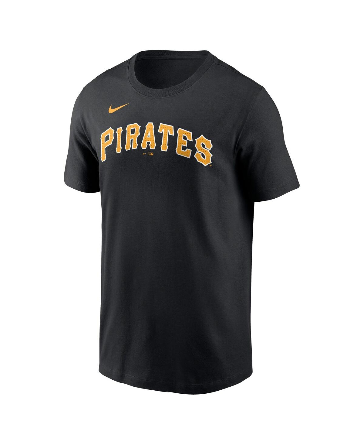 NIKE BIG BOYS AND GIRLS PAUL SKENES BLACK PITTSBURGH PIRATES NAME NUMBER T-SHIRT