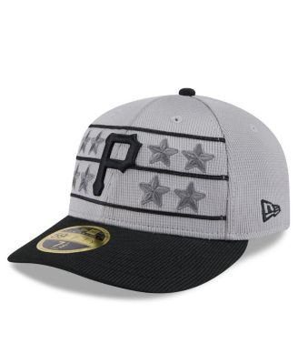 New Era - Men's Gray/Black Pittsburgh Pirates 2025 Batting Practice Low 59FIFTY Fitted Hat