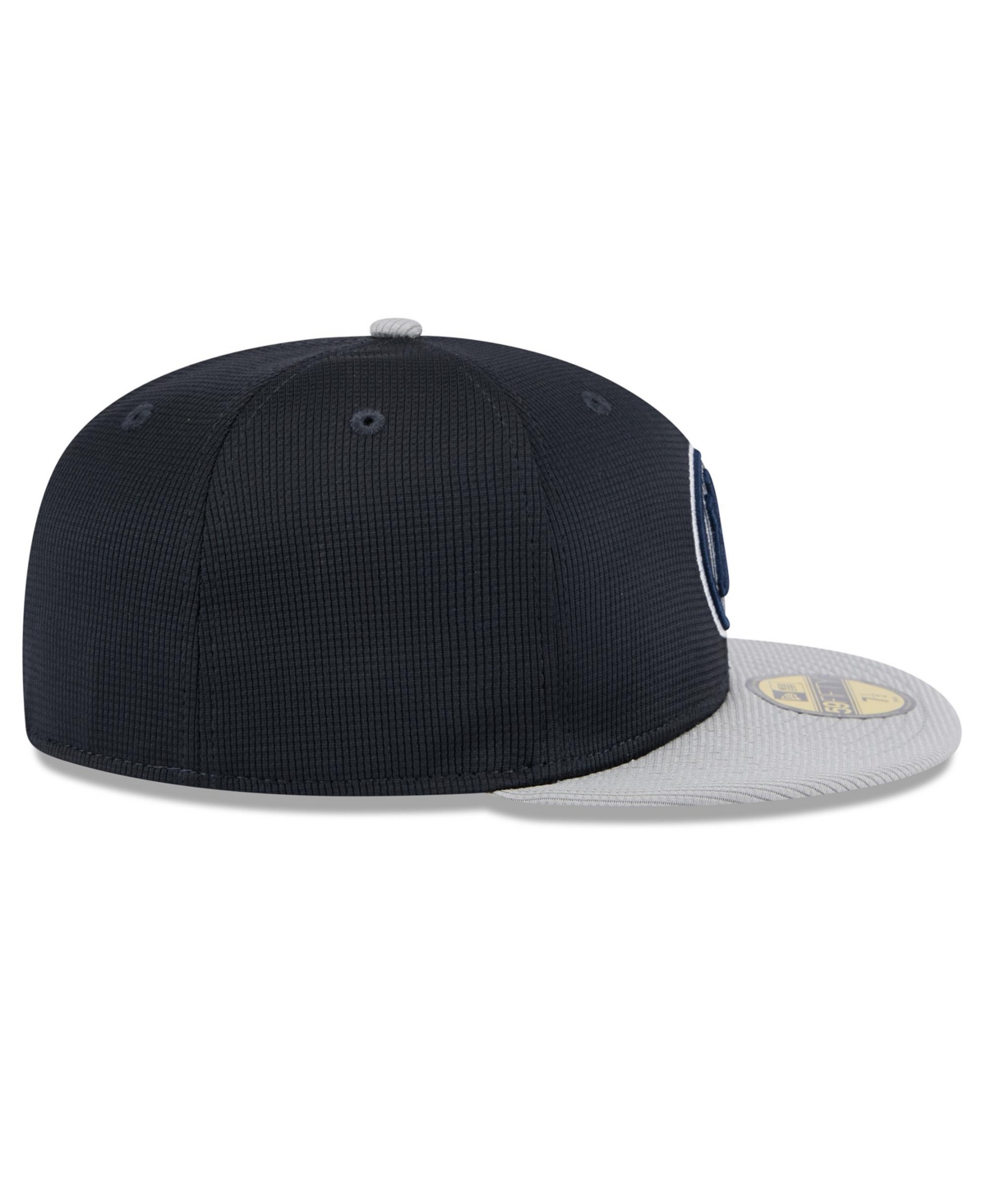 Shop New Era Men's Gray New York Yankees 2025 Batting Practice 59fifty Fitted Hat In Navy