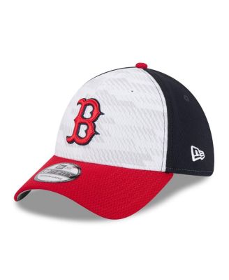 New Era - Men's Navy/Red Boston Red Sox 2025 MLB Clubhouse 39THIRTY Flex Hat