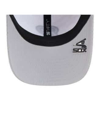 Men's Black/Gray Chicago White Sox 2025 MLB Clubhouse 39THIRTY Flex Hat