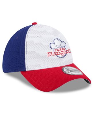 Men's Royal/Red Texas Rangers 2025 MLB Clubhouse 39THIRTY Flex Hat
