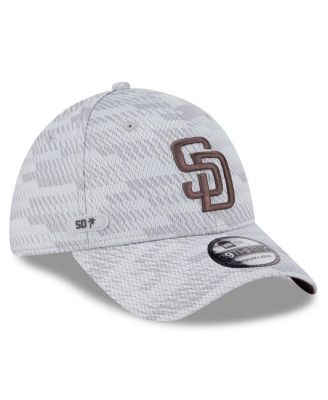 New Era - Men's Gray San Diego Padres 2025 MLB Clubhouse 39THIRTY Flex Hat