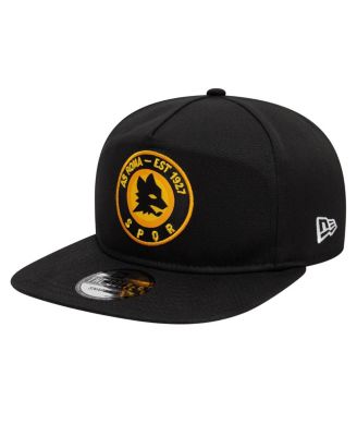 New Era - Men's Black AS Roma SPQR Golfer Snapback Hat