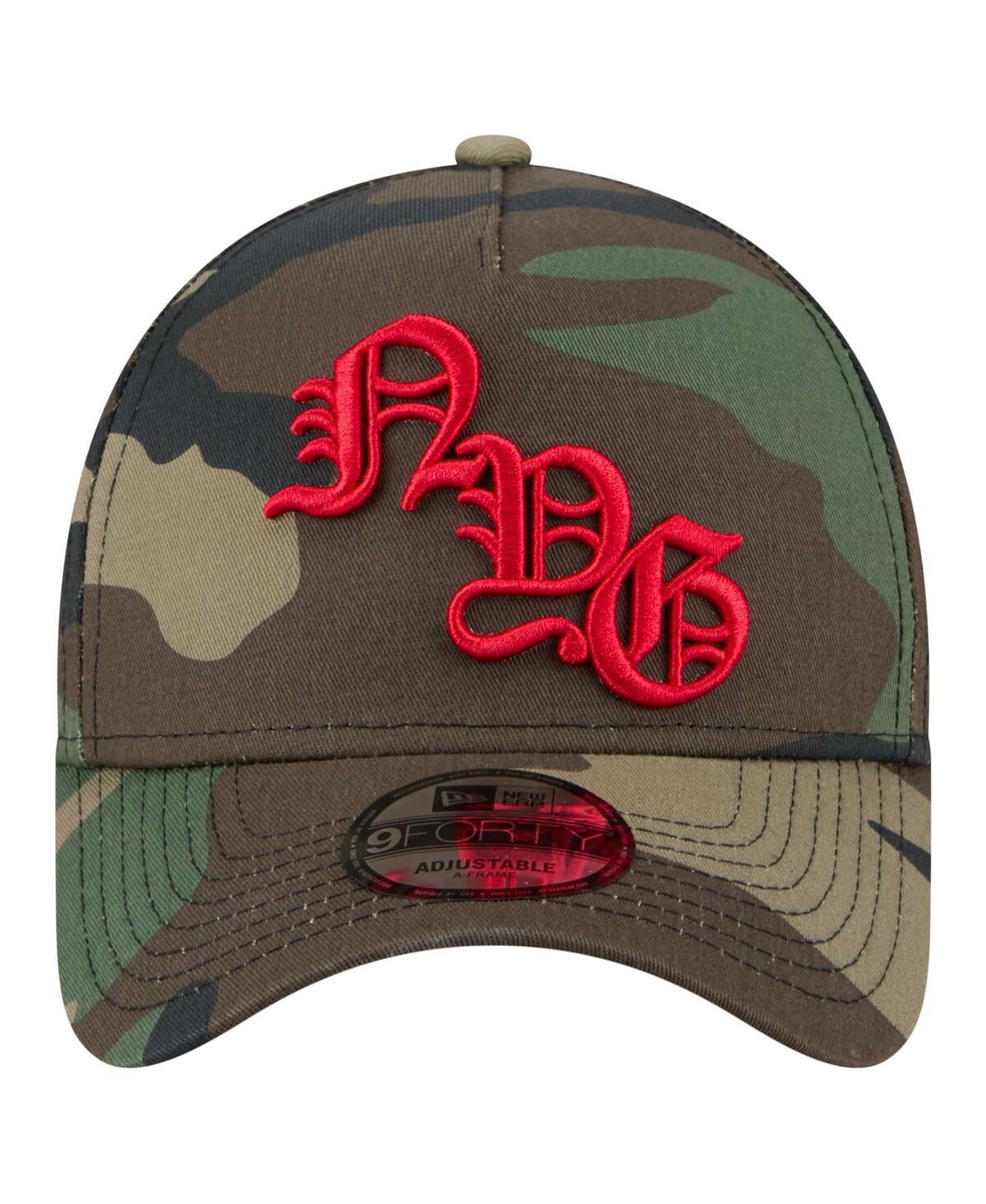 New Era Men's Camo New York Giants Mystic Camo A-frame 9forty Adjustable Hat In Camo