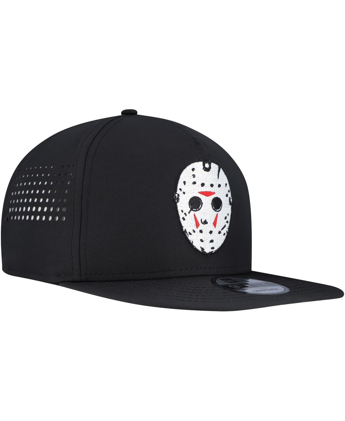 NEW ERA MEN'S BLACK FRIDAY THE 13TH VENTED 9FIFTY SNAPBACK HAT 