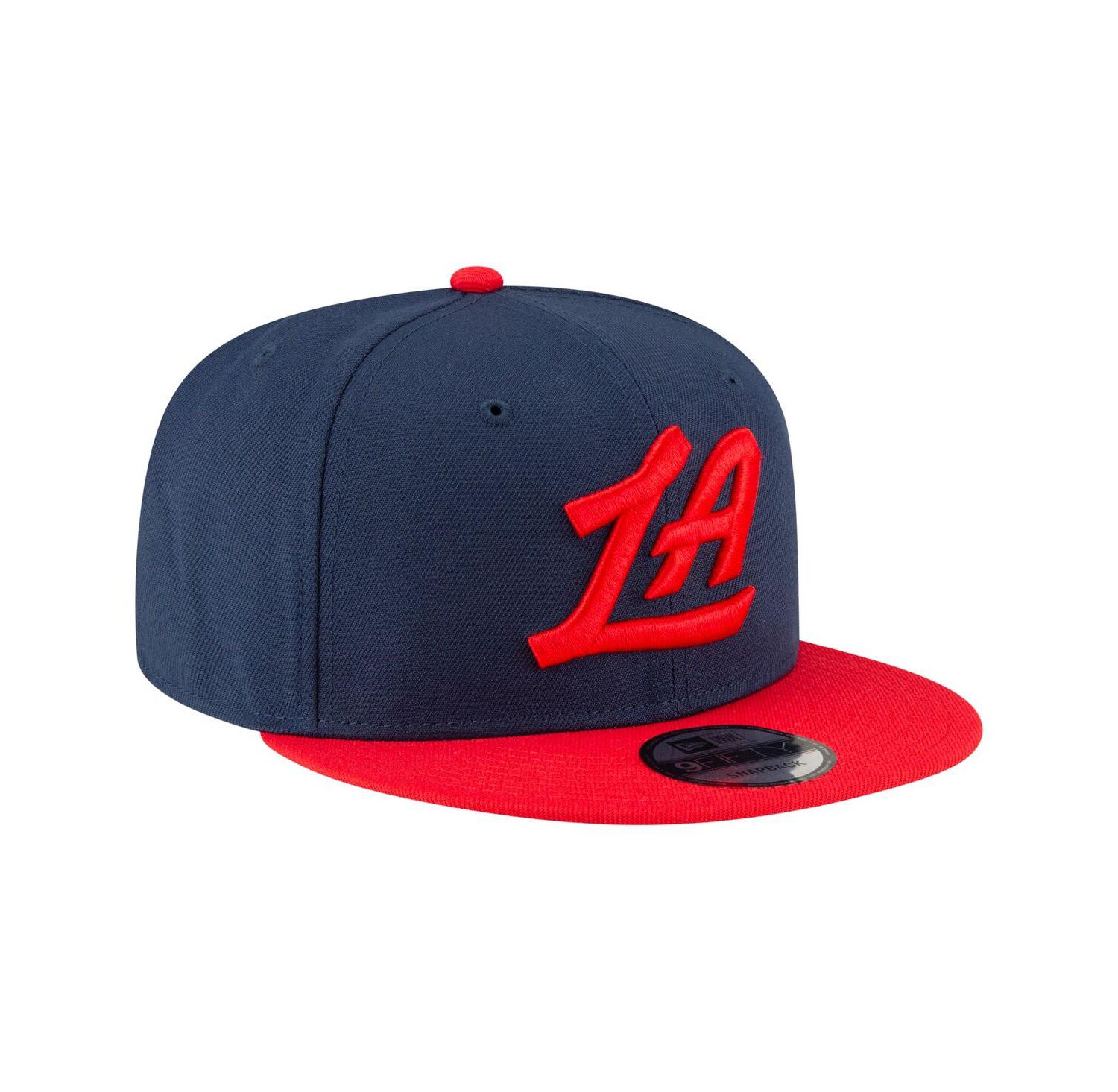 Men's Navy/Red LA Clippers 2-Tone 9FIFTY Snapback Hat