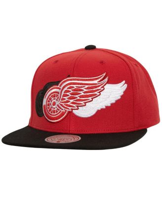 Mitchell & Ness - Men's Red Detroit Red Wings Soul Triple Up Snapback Hat