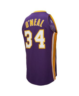 Men's Shaquille O'Neal Purple Los Angeles Lakers 2000 NBA All-Star Game Authentic Jersey