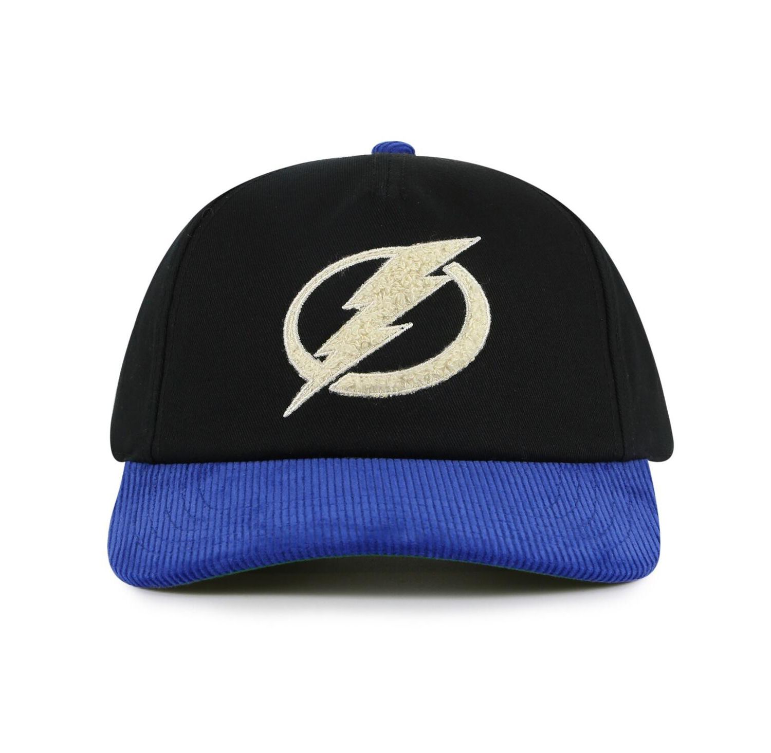 Men's Black/Blue Tampa Bay Lightning Burnett Adjustable Hat