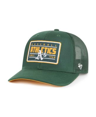 '47 Brand - Men's Green Oakland Athletics Hardline Trucker Adjustable Hat