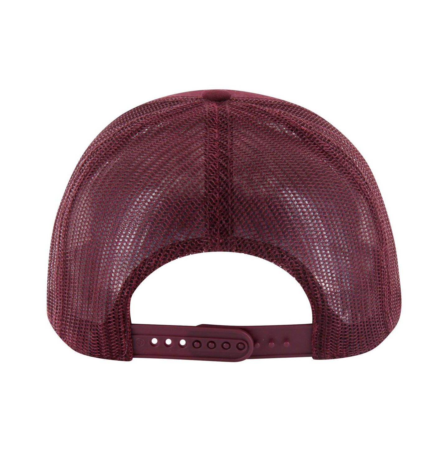 Мужская кепка '47 Brand Maroon Mississippi State Bulldogs Pitstop Trucker Adjustable Hat — фото 2
