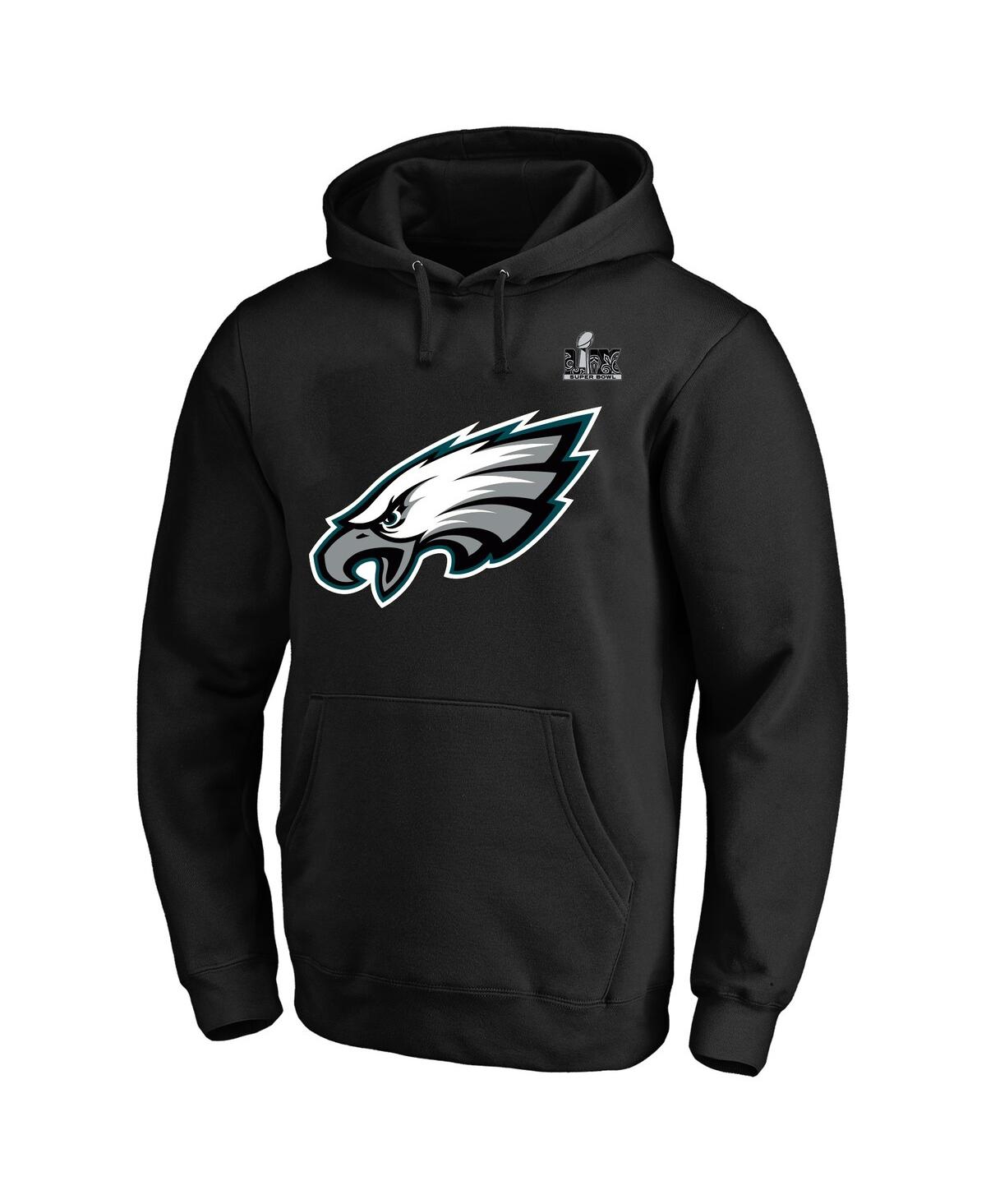 Fanatics Men's Saquon Barkley Black Philadelphia Eagles Super Bowl Lix Big Tall Name Number Pullover Hoodie In Black