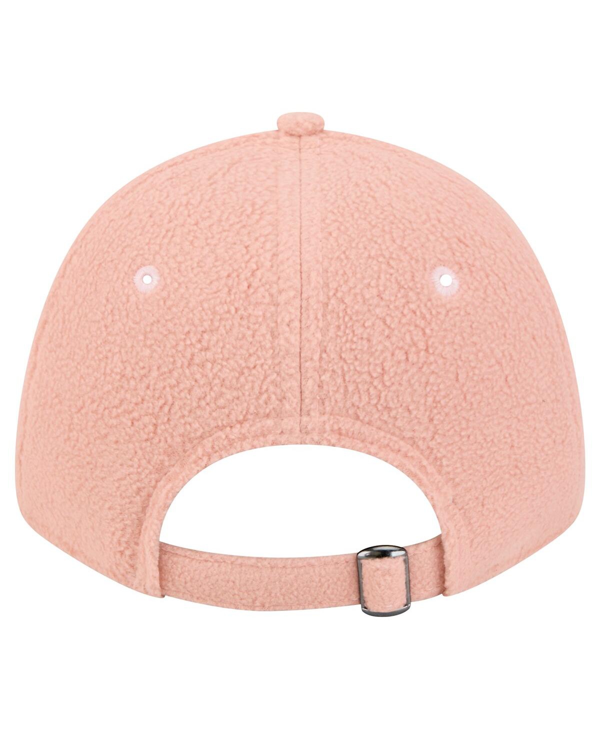 New Era Women's Light Pink San Francisco 49ers Cozy Sherpa 9forty Adjustable Hat In Light Pink