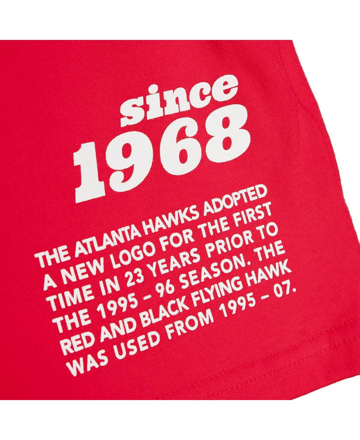 Mitchell & Ness Men's Red Atlanta Hawks Team Origins T-shirt In Red