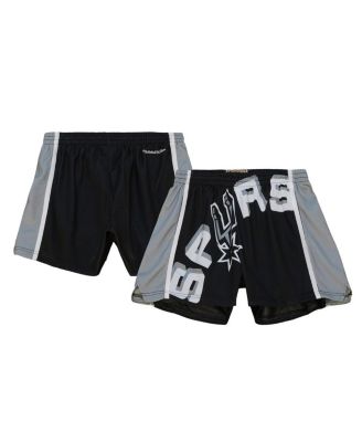 Mitchell & Ness - Women's Black San Antonio Spurs Swingman Big Face 3.0 Basketball Shorts