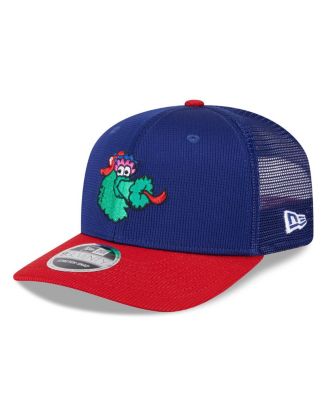 New Era - Men's Royal/Red Philadelphia Phillies 2025 Batting Practice 9SEVENTY Stretch-Snap Trucker Hat