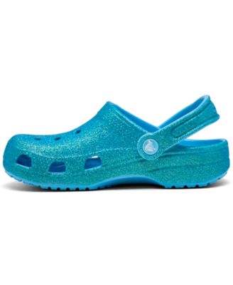 Little Girls Classic Glitter Clogs from Finish Line