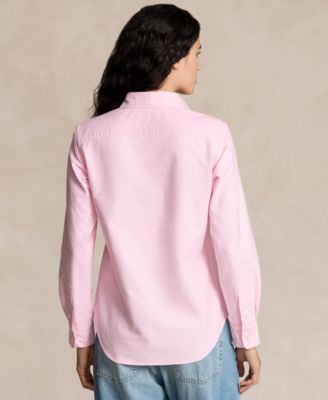 Women's Slim-Fit Striped Oxford Shirt