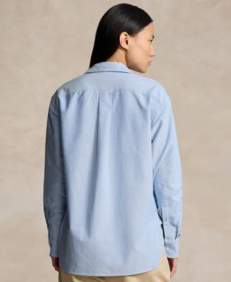 Women's Relaxed-Fit Oxford Shirt