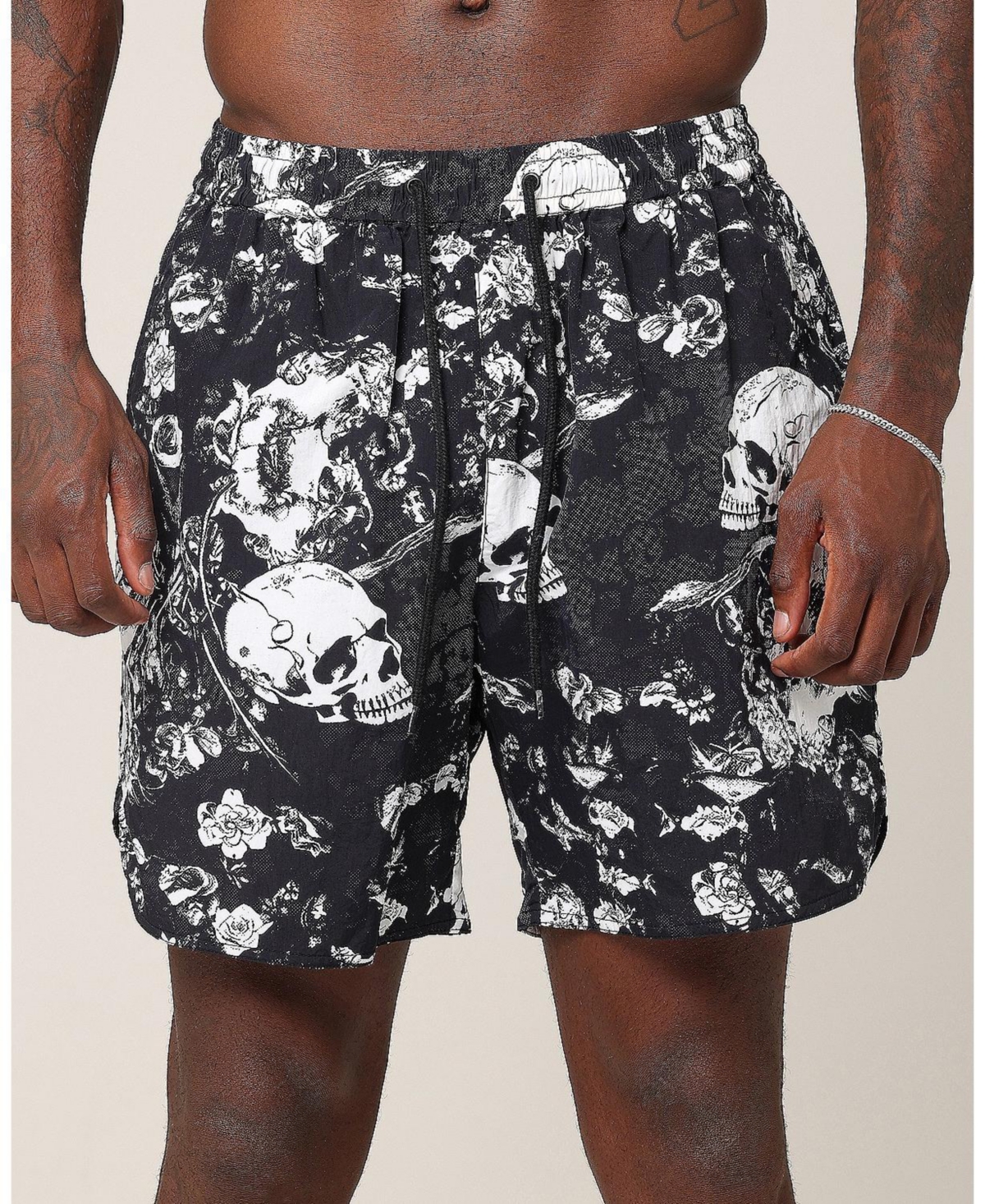 Men's Undying Beach Shorts - Navy/white