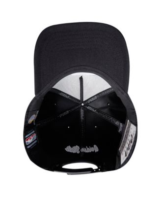 Men's Black Golden State Warriors Paint the City Pinch Front Snapback Hat