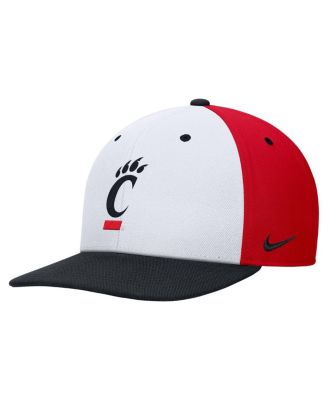 Men's White/Red Cincinnati Bearcats Pro Performance Snapback Hat