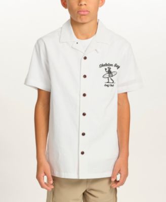 Little and Big Boys Button-Up Shirt