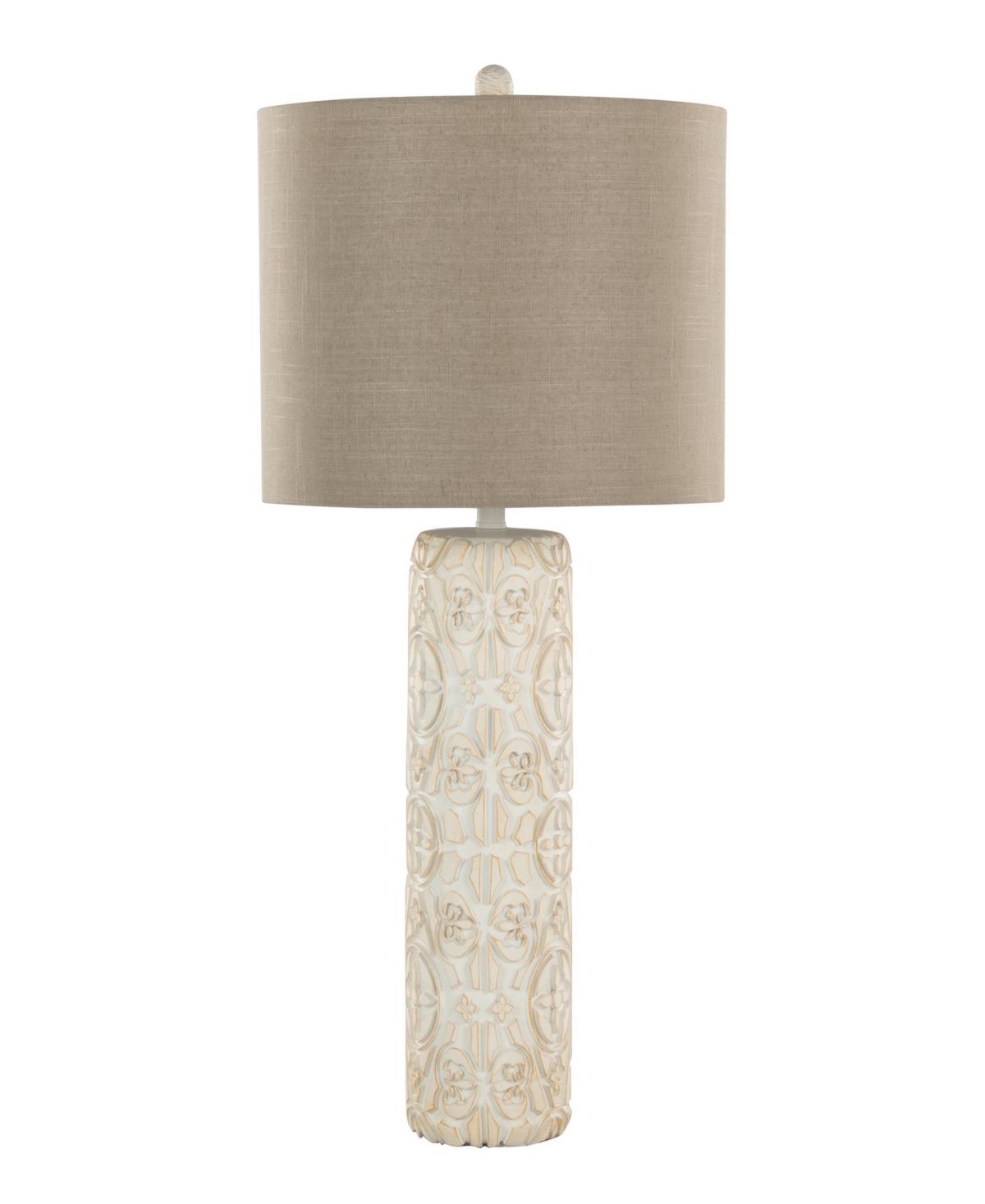Lumisource Charlotte 30" Polyresin Table Lamp, Set Of 2 In White,brown